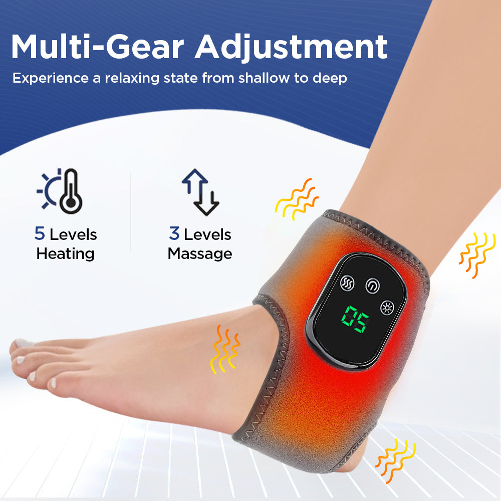 Rechargeable Heating Ankle Massager with Vibration