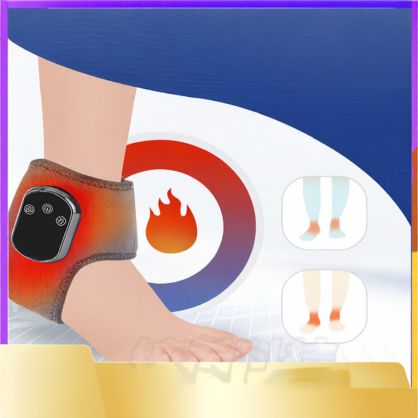 Rechargeable Heating Ankle Massager with Vibration