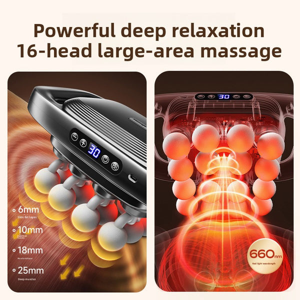 16 Heads Massage Gun - Deep Tissue Muscle Massager|