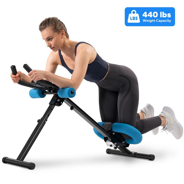 Merach Adjustable Ab Trainer Machine with LCD Monitor, Foldable Ab Exercise Machine for Abs, Arm, Leg, Buttocks Shaper, Core & Ab Trainer at Home Gym for Women, Workout Equipment, Tiktokshopblackfriday