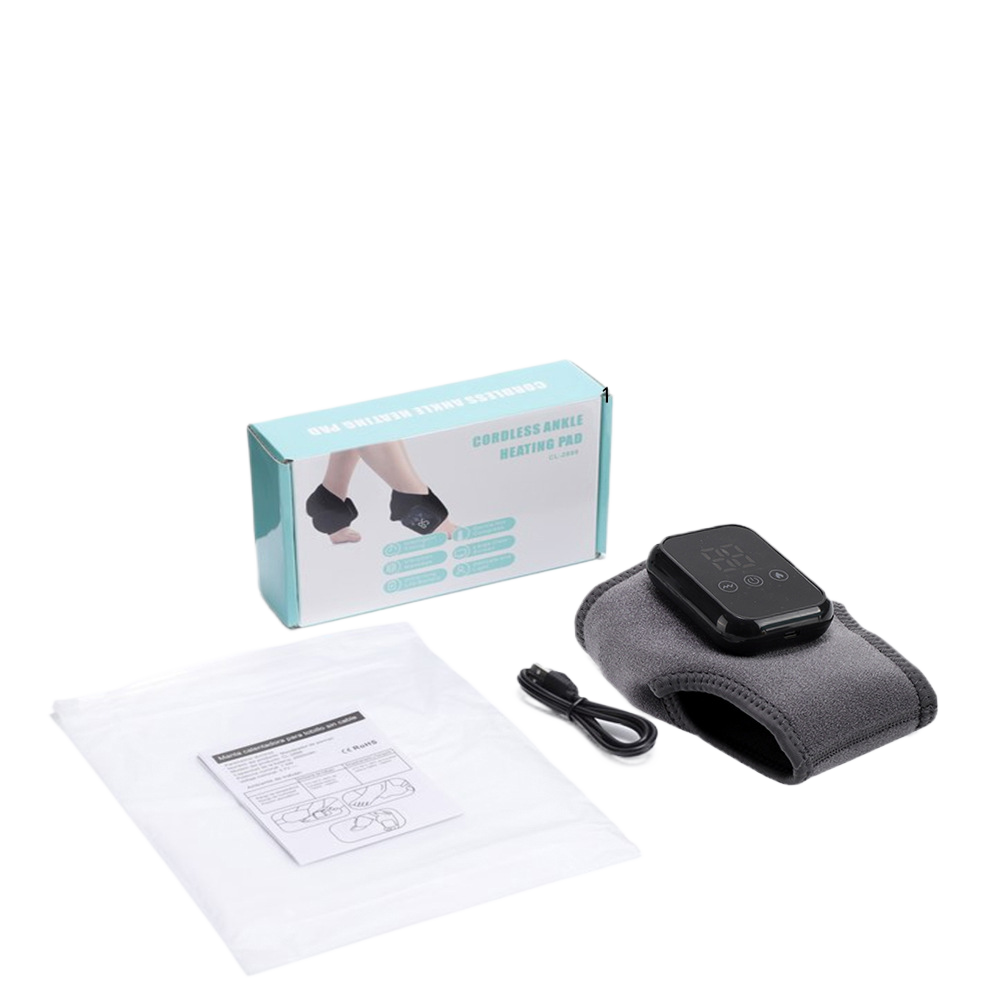 Rechargeable Heating Ankle Massager with Vibration