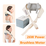 Wireless Neck and Back Massager Neck and Shoulder Kneading Massage Shawl Neck Cervical Relaxing Trapezius Massager